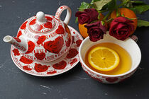 Schwarzer Tee mit Orange von babetts-bildergalerie
