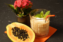 Papaya Limettensmoothie mit Joghurt und Zimt by babetts-bildergalerie