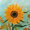 Sonnenblume-gemalt-von-anke-franikowski