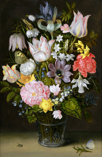 Still Life with Flowers  by Ambrosius the Elder Bosschaert