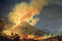 Vesuvius Erupting  von Pierre Jacques Volaire