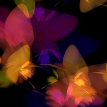 Fraktal Abstrakt Kunst Blumen von Nick Freund