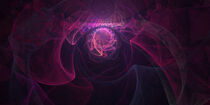 Fraktal Abstrakt lila by Nick Freund