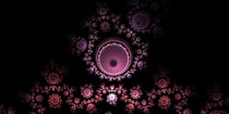 Fraktal Abstrakt lila von Nick Freund