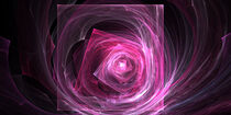 Fraktal Viereck pink von Nick Freund