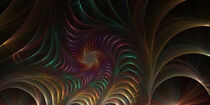 Fraktal bunte Spirale by Nick Freund