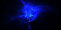 Fraktal blauer Feuerball by Nick Freund