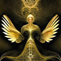 Fraktal Engel von Matthias Hauser