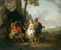 The Abduction of Briseis from the Tent of Achilles von Johann Heinrich Tischbein