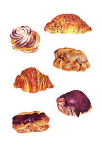 Sweet bake illustration by Varvara Kurakina