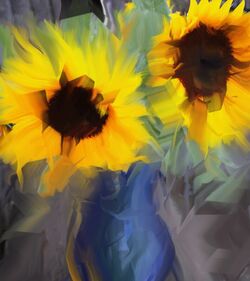 Sunflowers-and-blue-vase-still-life-dora-sofia-caputo-photographic-art-and-design