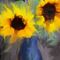 Sunflowers-and-blue-vase-still-life-dora-sofia-caputo-photographic-art-and-design
