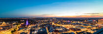 Skyline Zentrum Leipzig bei Nacht by dieterich-fotografie