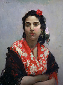 Gypsy Woman  by Raimundo de Madrazo y Garetta