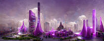 Metaverse scifi city by robian