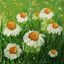Gemälde Gänseblümchen  von Anke Franikowski