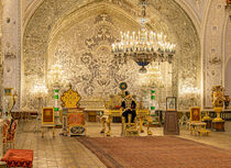 Talar Salam - Audienzsaal des Sha im Golestan Palast in Teheran im Iran / Persien by Stefan Spangenberg