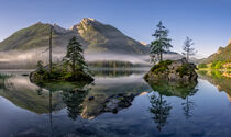 Morgennebel im Berchtesgadener Land von Achim Thomae