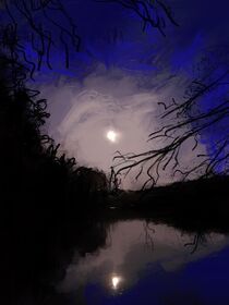 Full moon  by Etienne Pixa