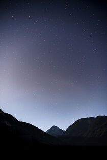 Sterne über den Bergen von Stephan Zaun