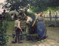At the Well  by Franz Nolken