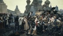 The Morning of the Execution of the Streltsy in 1698 von Vasilij Ivanovic Surikov