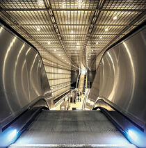City-Tunnel-Leipzig Rolltreppe by lichtbilder