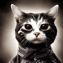 Xavier - Cat wearing an armor #19 by Digital Art Factory