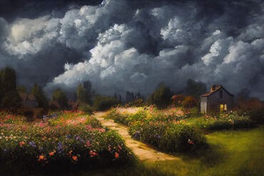 Lily-abendstern-a-farmhouse-garden-clouds-in-night-by-heinrich-2723394d-45b2-48c5-8725-51422c4f235c