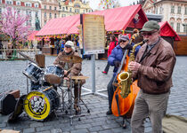Musicians in Prague by Kostas Papaioannou