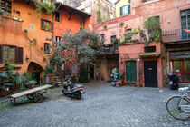 Amazing courtyard in Rome by Kostas Papaioannou