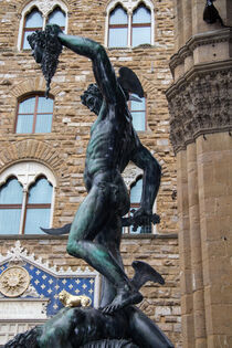Statue Perseus in Florence by Kostas Papaioannou