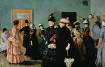 Albertine at the Police Doctor's waiting room by Christian Krohg