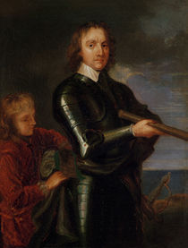 Portrait of Oliver Cromwell  by Robert Walker