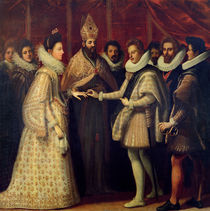 The Marriage of Catherine de Medici  von Jacopo Chimenti Empoli