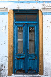 Blaue Tür by Petra Dreiling-Schewe