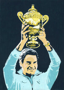 Federer won Wimbledon von Kosta Morr