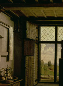 Detail of the Window by Master of Flemalle