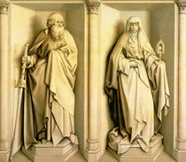 St. James the Great and St. Clare von Master of Flemalle