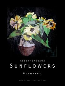 Albert Lascaux 'Sunflowers' by Albert  Lascaux