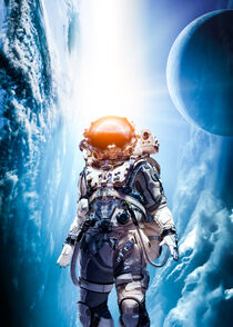 Astronaut Galaxy Rift by Robert Brinkmann