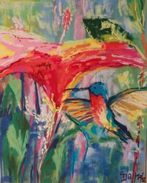Kolibri in der Fülle des Lebens  by Dorothea Lindhorst