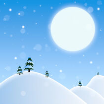 Winter Snow Scene von Phil Perkins