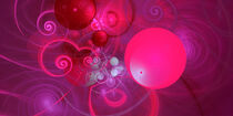 Fraktal Pink Ballon von Nick Freund