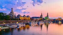Sonnenuntergang Dresden von ullrichg