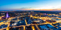 Stadtzentrum von Leipzig bei Nacht von dieterich-fotografie