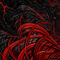 Abtract-fractal-structure-red-black