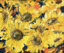 strahlende Sonnenblumen by Sonja Jannichsen