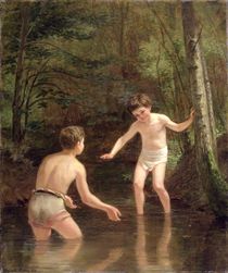Bathing Boys by Pierre Edouard Frere