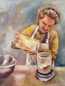 Brot backen 1 by Angela Schaal